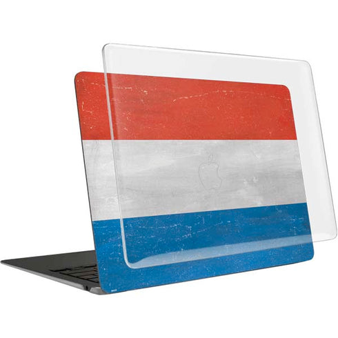 Netherlands Flag Distressed MacBook Air 15in (2023-2025) Case plus Skin